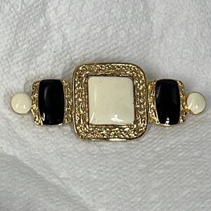 Vintage 80’s designer type large enamel brooch